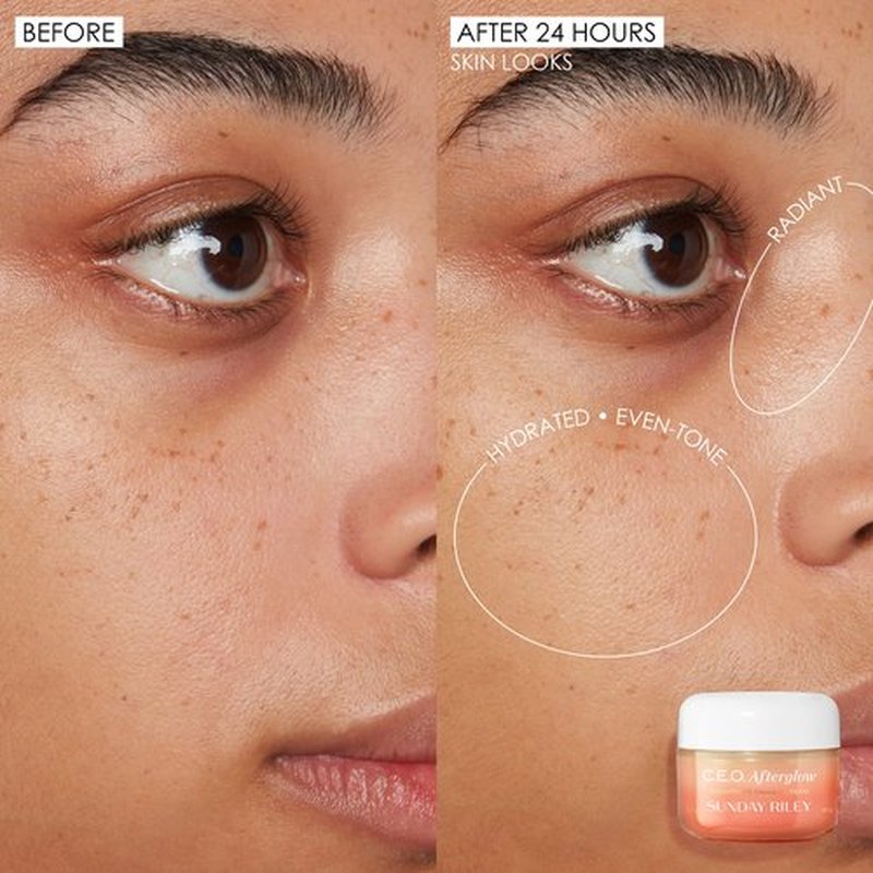 Sunday Riley C.E.O. Afterglow Brightening Vitamin C Gel Cream I Lightweight Firming Hydration