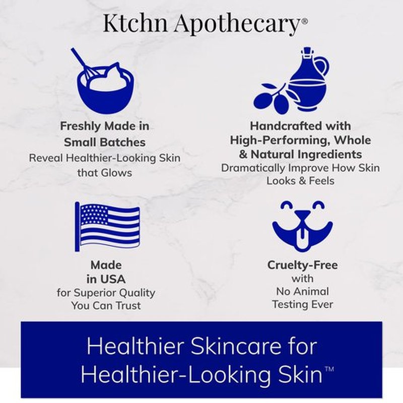 Ktchn Apothecary 100% Natural Ultra-Hydrating Lip Balm & Conditioner-in-1 | Hydrate & Soften Dry/Chapped Lips | Silky Smooth, Never Waxy | Men & Women | Pack of 2