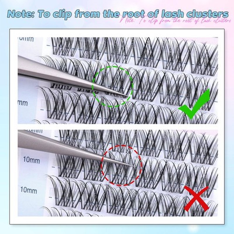 Lash Clusters Wispy Eyelash Clusters Natural CC-Curly Cluster Lashes zanlufly Wispy Individual Lashes 180Pcs Eyelash Extension 10 12 14MM DIY Lash Extension