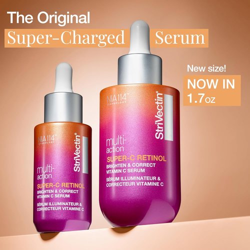 StriVectin Multi-Action Super C Retinol Serum - Brightening & Correcting Formula for Radiant Skin