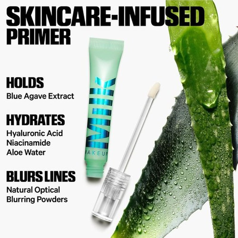 Milk Makeup Hydro Grip Primer - Hydrating Makeup Primer for 12-Hour Hold - Fragrance-Free & Vegan