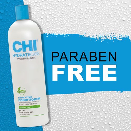 CHI HydrateCare Hydrating Conditioner - Moisture Balancing & Damage Protection | 25 Oz, Sulfate-Free, Paraben-Free