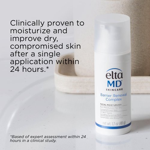EltaMD Barrier Renewal Complex Face Moisturizer for Dry Skin, Sensitive Skin Moisturizer for Face, 2 pack