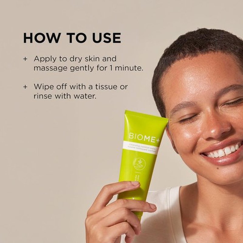 IMAGE Skincare BIOME+ Cleansing Comfort Balm - Gentle Microbiome-Friendly Cleanser, Reduces Moisture Loss