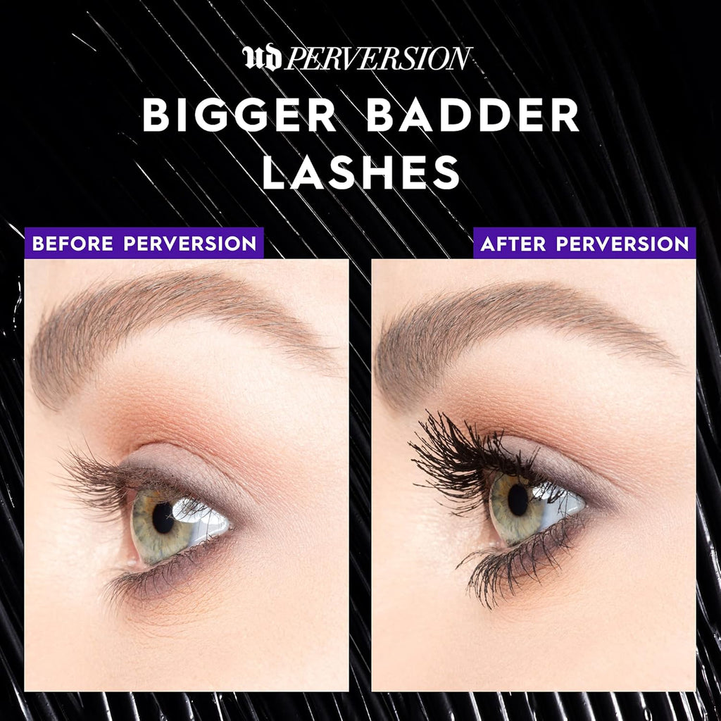 Urban Decay Perversion Volumizing Mascara - Intense Black, Smudge-Resistant & Flake-Free Lash Lengthening