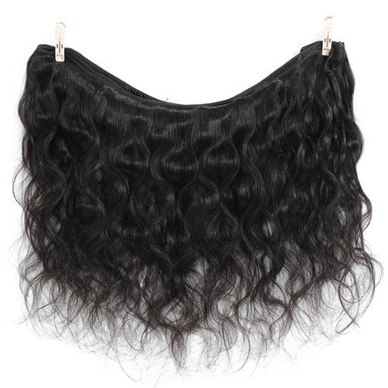 Human Hair Bundles 16 18 20 Inch 12A 100% Unprocessed Brazilian Virgin Hair Glossy Quick Weave Body Wave 3 Bundles Deals Natural Black Extensions