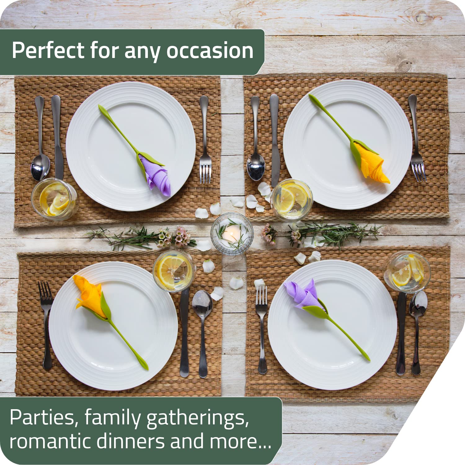 Bloom Flower Napkin Holders