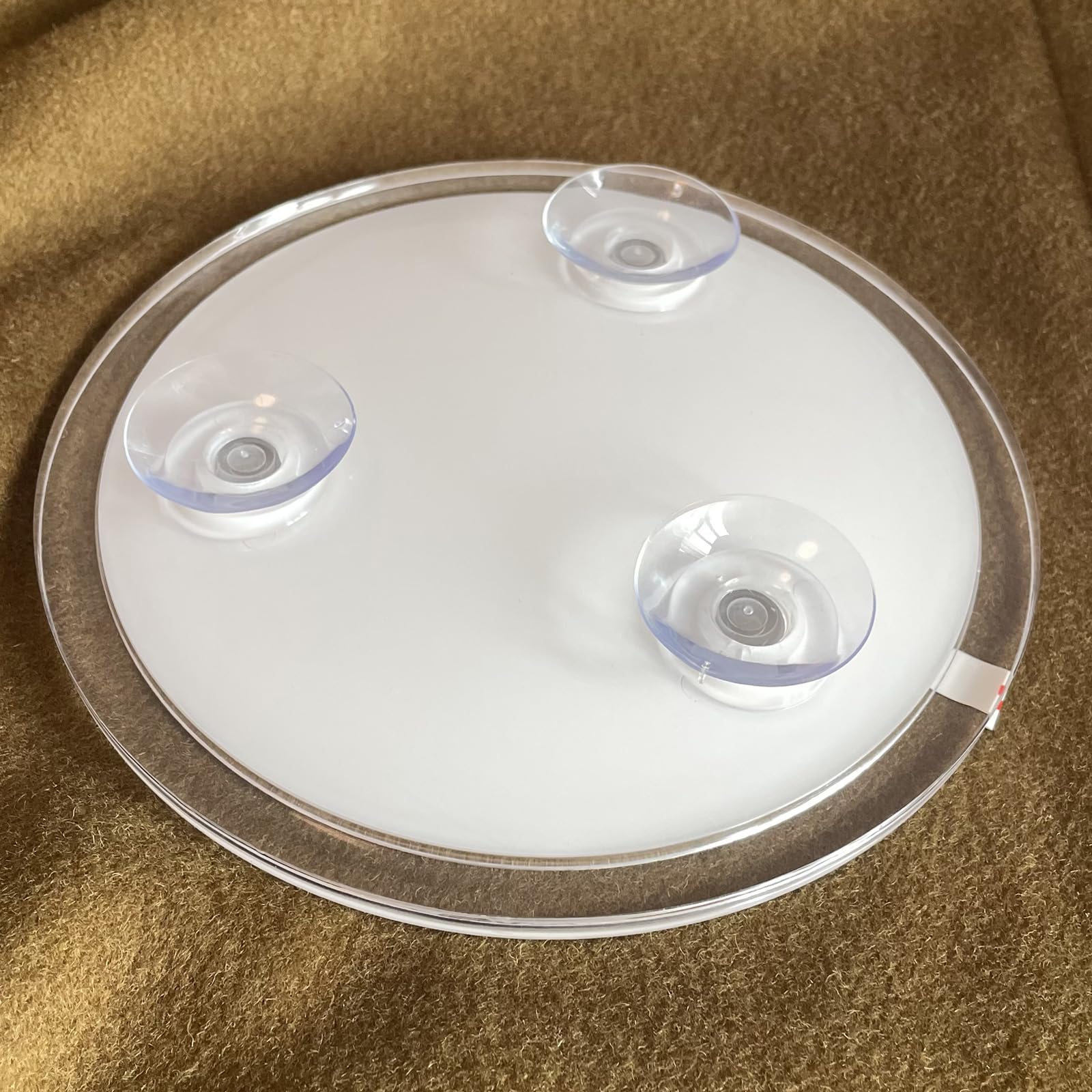 YoHumk Fogless Shower Mirror for Shaving and Makeup with 3 Removable Powerful Suction Cups, Shatterproof Anti Fog Mirror for Shower and Bathroom, Glassless Safety Kids Mirror
