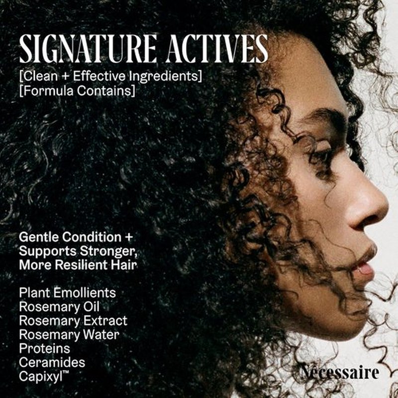 Nécessaire Rosemary Conditioner - Multi-Protein Strengthening Formula for Thinning Hair | 250 ml / 8.4 oz