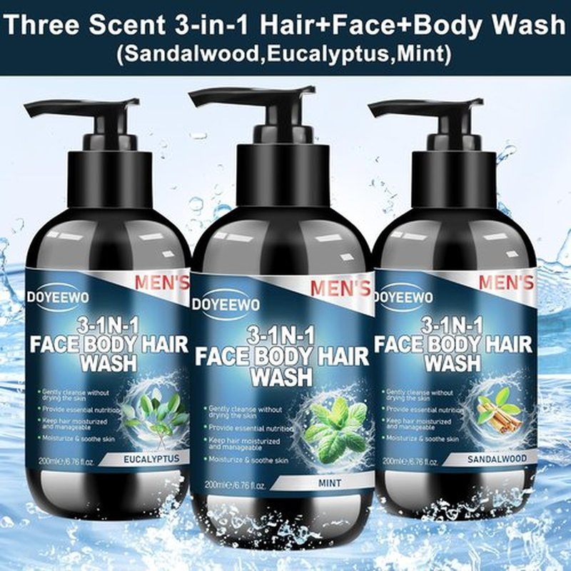 **Regine Switzerland Men's Body Wash Gift Set - Cleanses & Hydrates Skin | Perfect for Christmas & Birthdays**