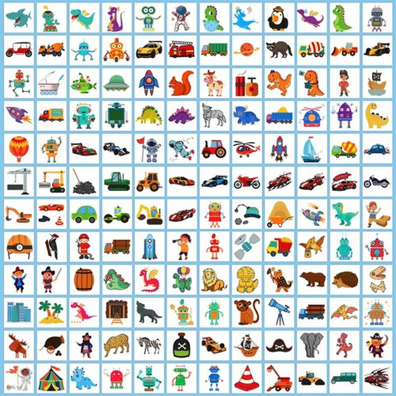 Partywind 408 PCS Kids Tattoos for Party Supplies, Individually Wrapped Sheet Temporary Tattoos Stickers for Kids Goodie Bag Stuffers, Fun Birthday Party Favors - Cool