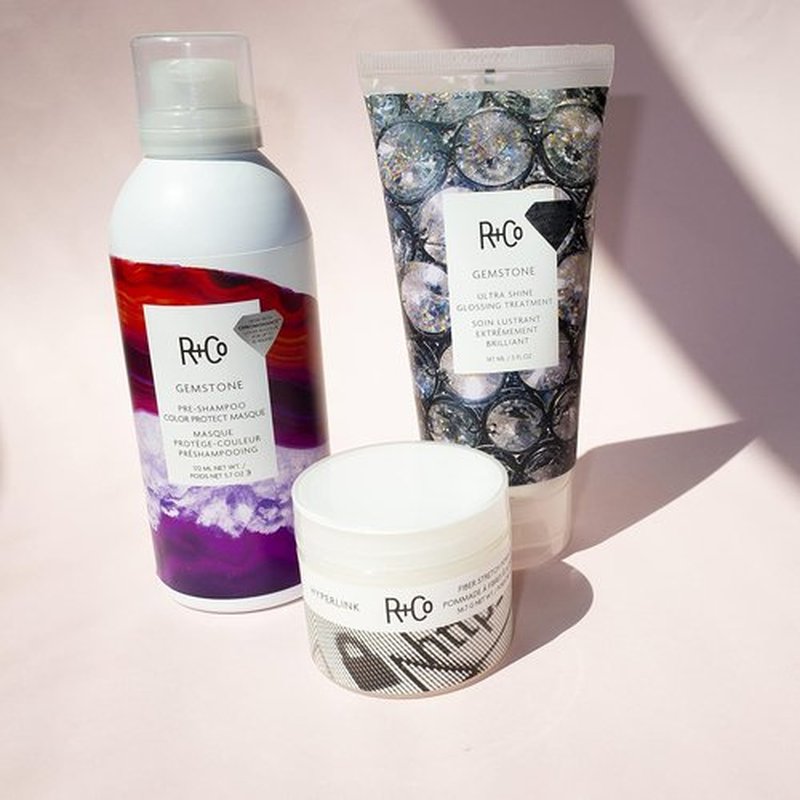 R+Co Gemstone Pre-Shampoo Masque - Preserve Vibrant Hair Color & Hydration | Vegan & Cruelty-Free | 5.75 Oz