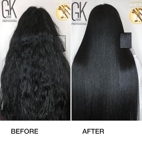 GK HAIR Global Keratin Smoothing Treatment - Professional Brazilian Blowout for Silky, Frizz-Free Hair (33.8 Fl Oz)