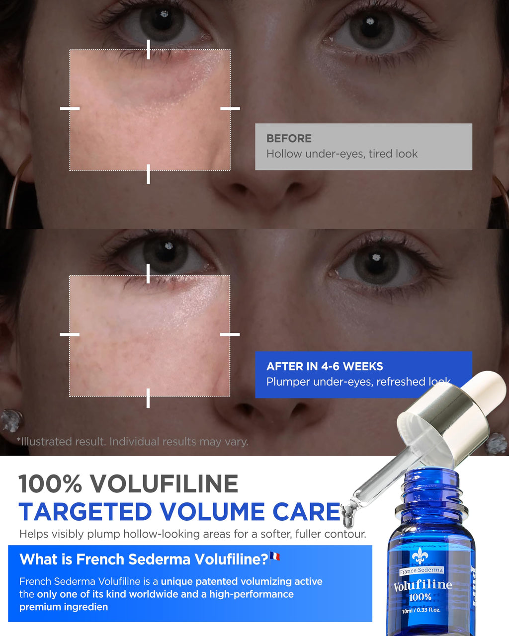 THEPURI Volufiline Booster Serum - Sederma France Plumping Ampoule | Face Volume Look for Cheeks Under Eyes Neck | DIY Mix-In Skincare | Concentrated Oil-Essence | 0.33 fl oz (10ml)