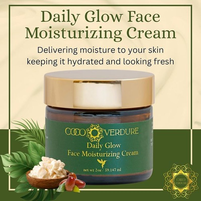 Skiennix Daily Glow Face Moisturizing Cream - Ultra Hydrating Formula with Vitamin E & Jojoba Oil | 2oz