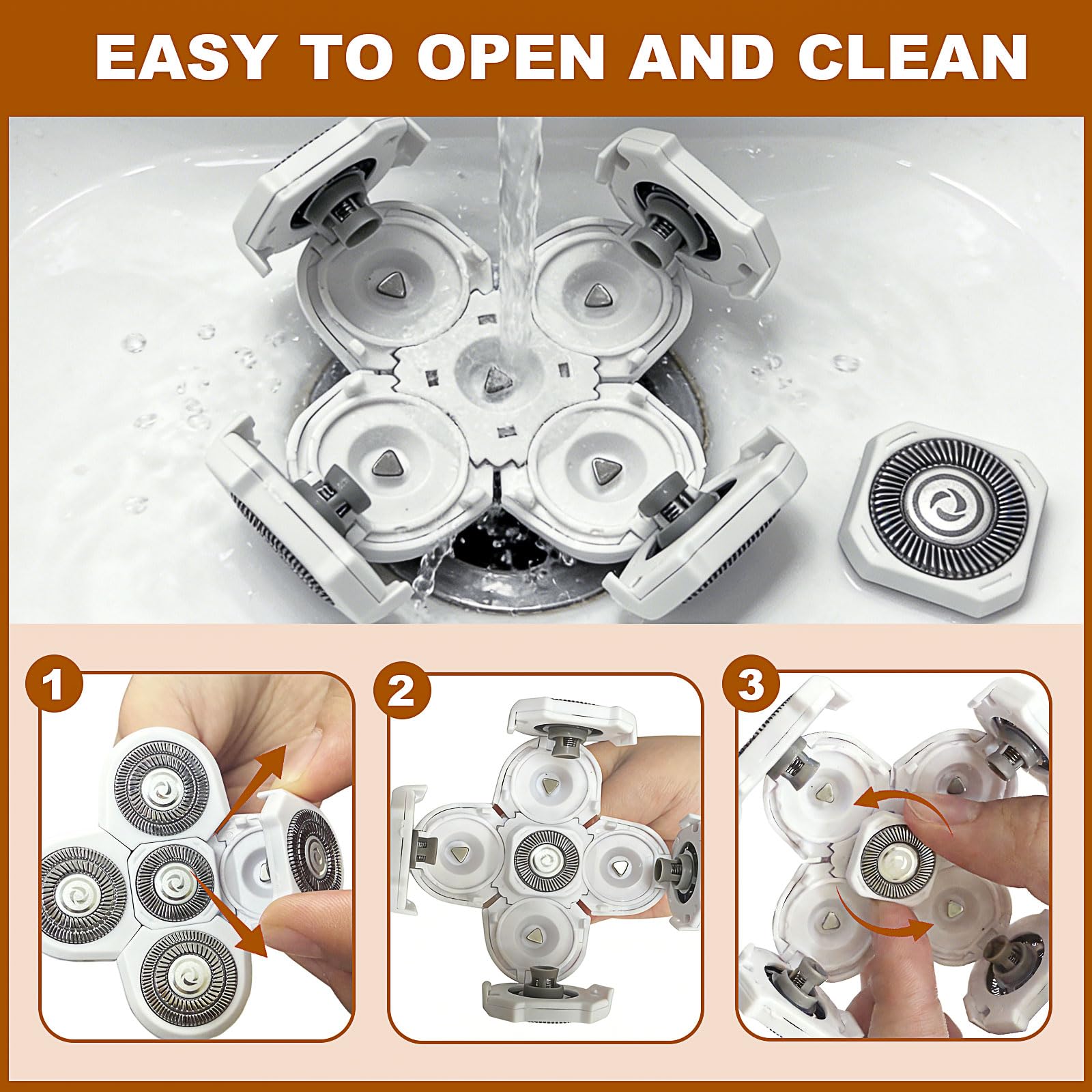 Head Shaver For Freebird FlexSeries Replacement Blade Refills for Women