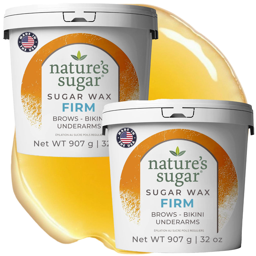 Nature's Sugar - Sugar Wax Firm Paste, Coarse Hair & Brazilian - 32 oz