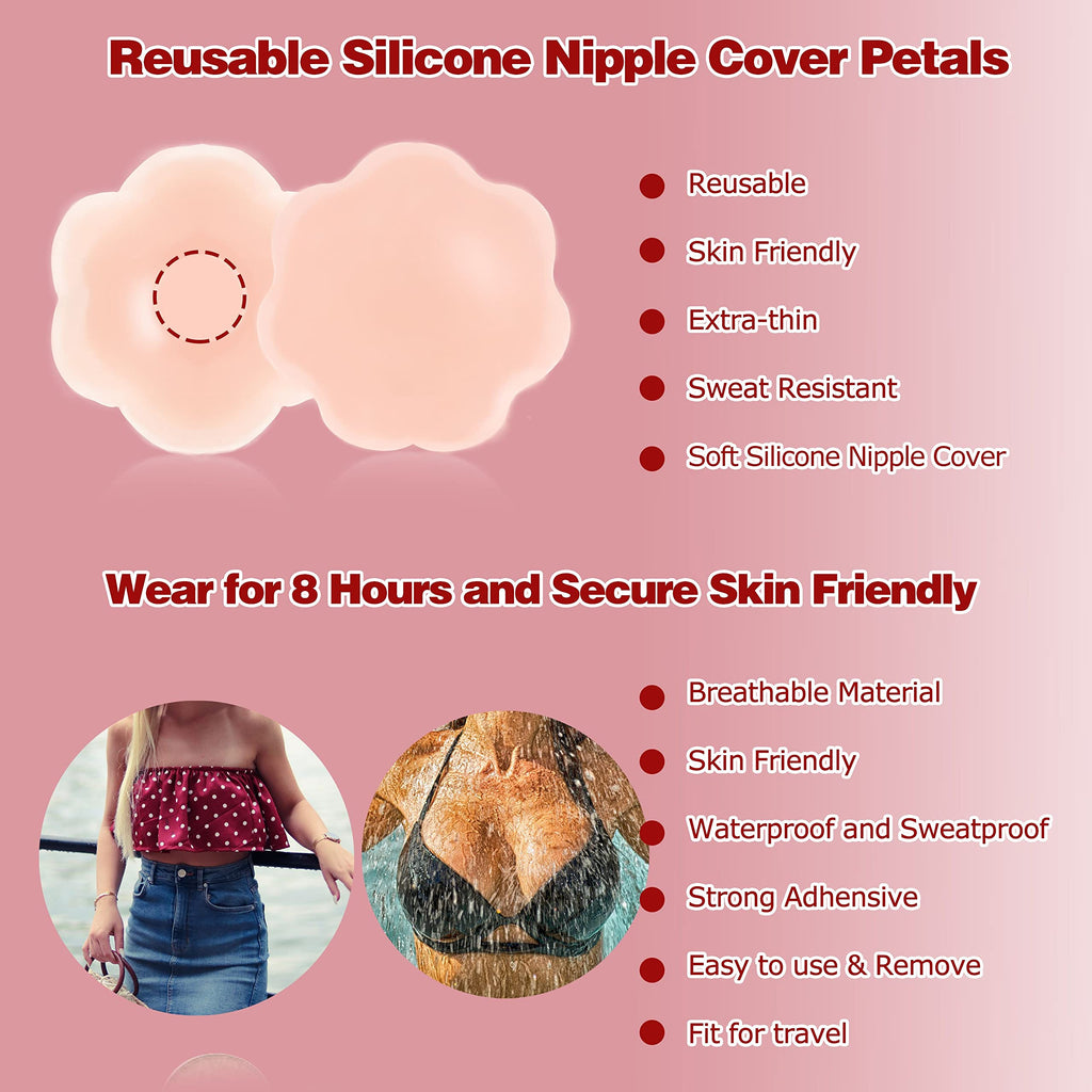 BEWTEIM Adhesive Boob Tape, Boobytape for Breast Lift
