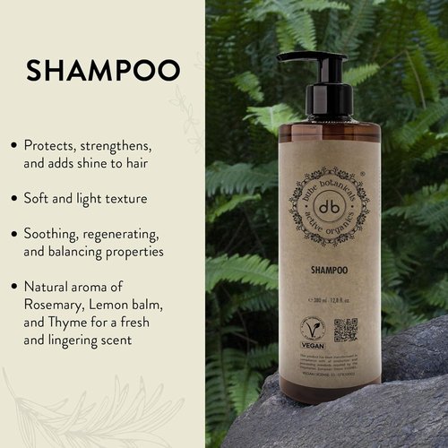 Skiennix Hair Shampoo - Paraben & Silicone-Free Formula | Cleans & Protects with Rosemary, Lemon & Thyme Aroma | 380 ml