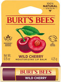 Burt’s Bees Lip Balm - Wild Cherry Flavor, Nourishing Hydration | 0.15 Ounce Tube