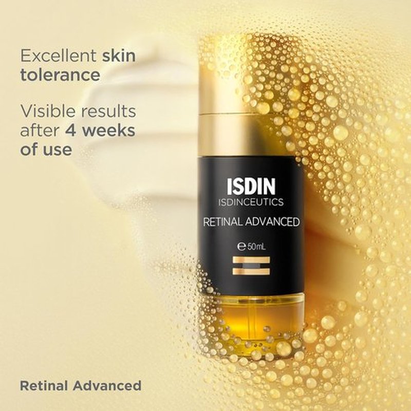 ISDIN Isdinceutics Retinal Advanced Night Serum - Rejuvenating Formula with Retinaldehyde & Melatonin | 1.7 FL OZ (50 ml)