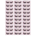 FARRED Wholesale Faux Mink Lashes 30 Pairs 3D A09 Medium Length Vegan Eyelashes Fluffy Volume Strip Lashes Bulk Fake Mixed Natural Look 3D False Eyelashes (3D A09)