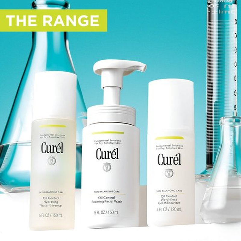 Curel Oil Control Japanese Skin Care, Hydrating Water Essence For Oily to Dry, Sensitive Skin, Hydrating Face Moisturizer, Fragrance Free, 5 Oz