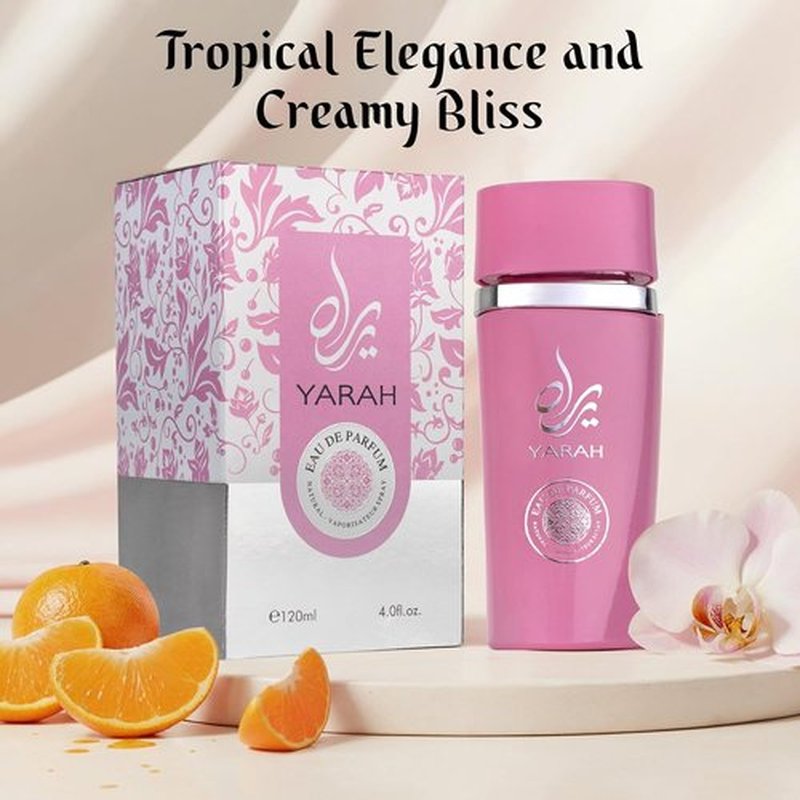 SAADAH Yarah Eau De Parfum for Women - 4.0 Fl. Oz | Luxurious Oriental Vanilla & Sweet Orchid Fragrance