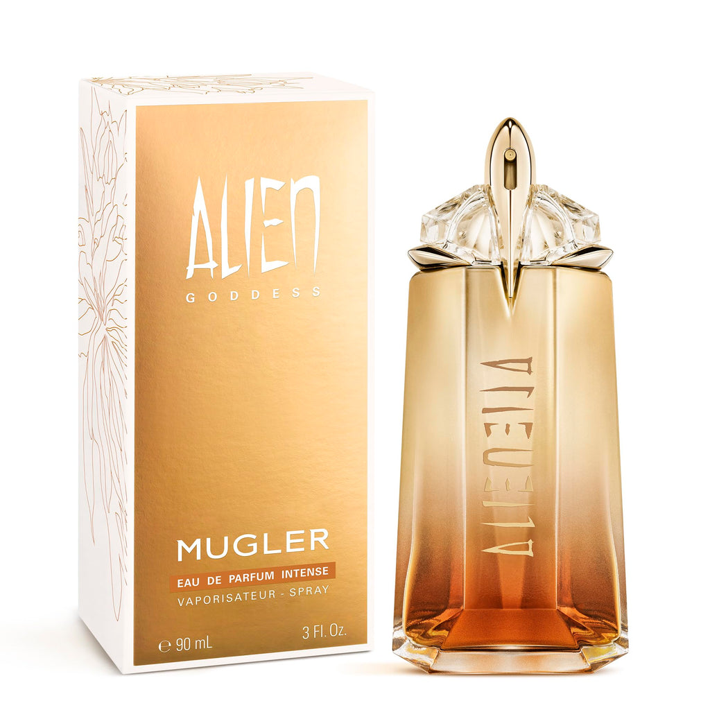 Mugler Alien Goddess Intense - Eau de Parfum - Women's Perfume - Floral & Woody - With Bergamot, Jasmine, and Vanilla - Long Lasting Fragrance - 3.0 Fl Oz