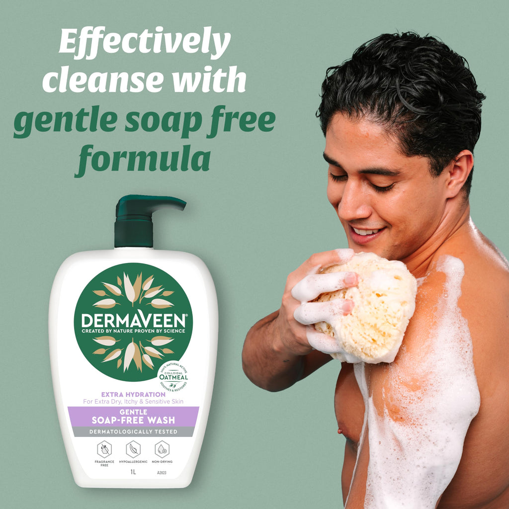 DermaVeen Extra Gentle Soap Free Wash 1 Litre