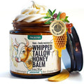 JWAENN Whipped Tallow & Honey Balm – Grass-Fed Beef Tallow for Skin, Face & Body Moisturizer for Dry & Sensitive Skin, Lightweight, Fast-Absorbing, Non-Greasy – 4 oz