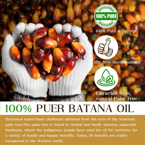 LABJD Batana Oil for Hair Growth, Natural Hair Growth Oil & Hair Care Solution for Stronger, Thicker Hair - Stimulates Regrowth, Nourishes & Repairs Damage, 2 Pack