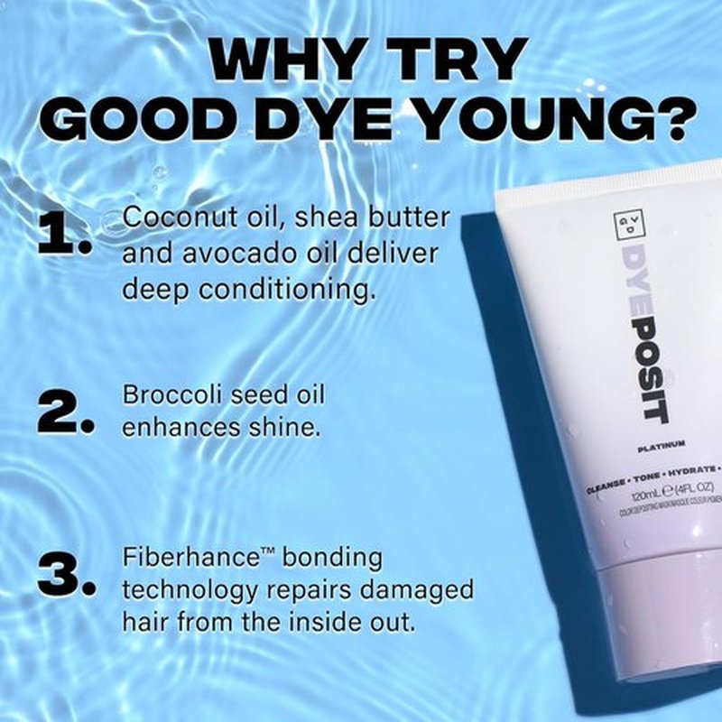 Good Dye Young Color Depositing Mask - Vegan Toning Treatment for Color-Treated Hair | Chocolate, 4 fl oz