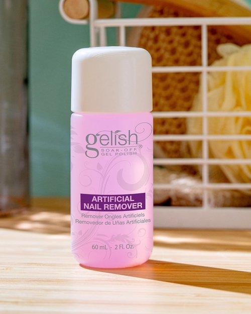 Gelish Artificial Nail Remover – Soak-Off Polish Remover for Fast, Gentle, Prevents Drying, and Maintains Healthy Nails. Ideal for Professional and At-Home Use (4 oz)