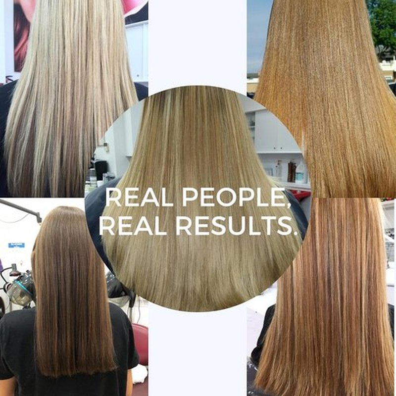 KERAZON Blonde Brazilian Hair BTX Treatment - Purple Mask for Platinum Effect & Deep Hydration, 250ml