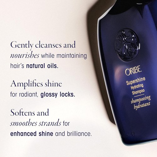 Oribe Supershine Hydrating Shampoo - Nourishing Formula for Dry Hair - Adds Shine & Softness - 8.5 Fl Oz