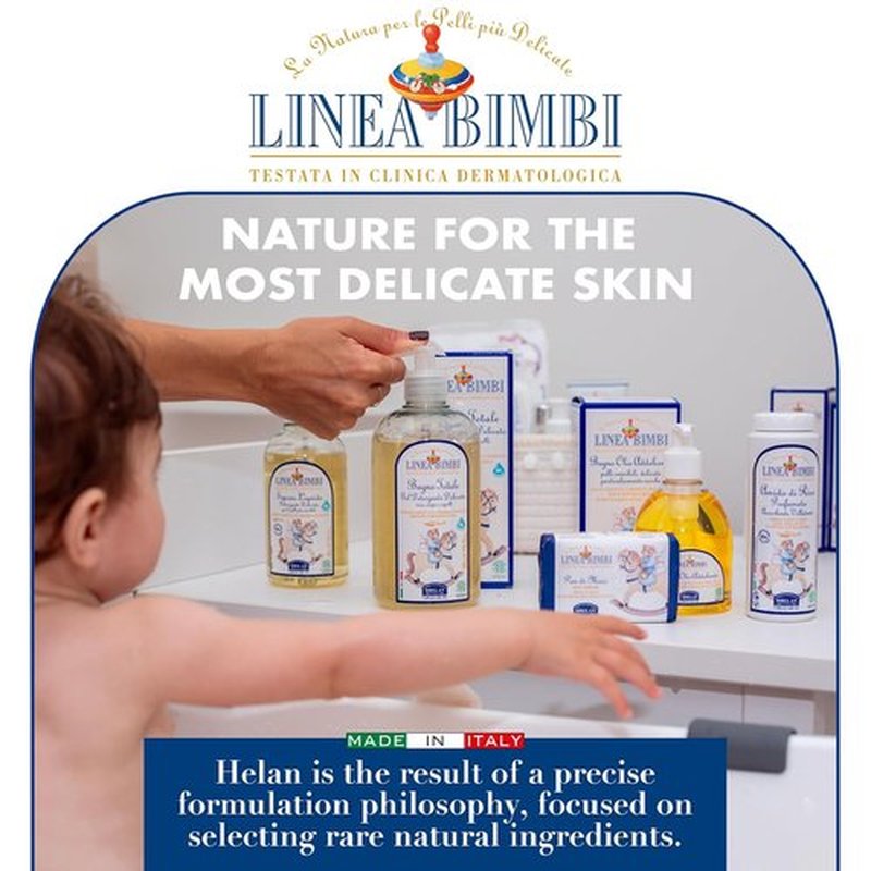 Helan Linea Bimbi Bio-Feminine Wash - Gentle Intimate Cleanser with Aloe Vera & Chamomile | 125ml (4.2 fl oz)