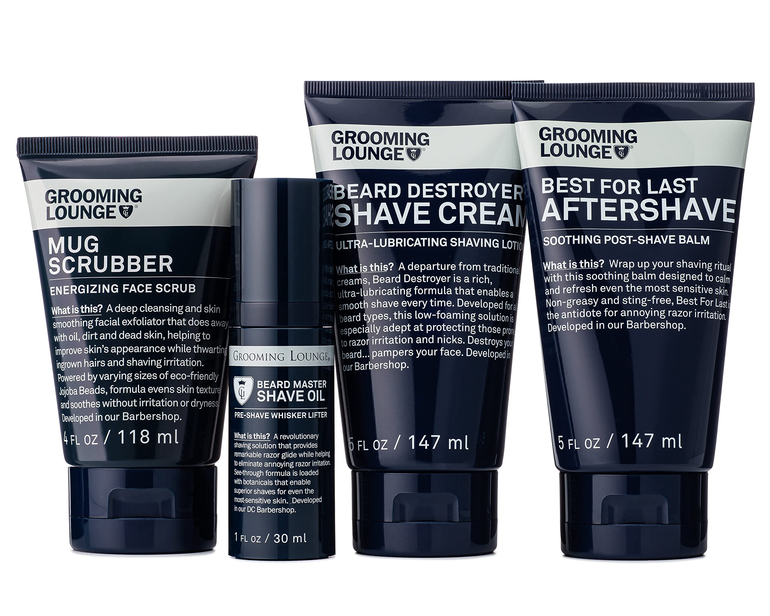 Grooming Lounge Greatest Shave Ever 4-Piece Kit - The Best Men's Shaving Kit On The Planet
