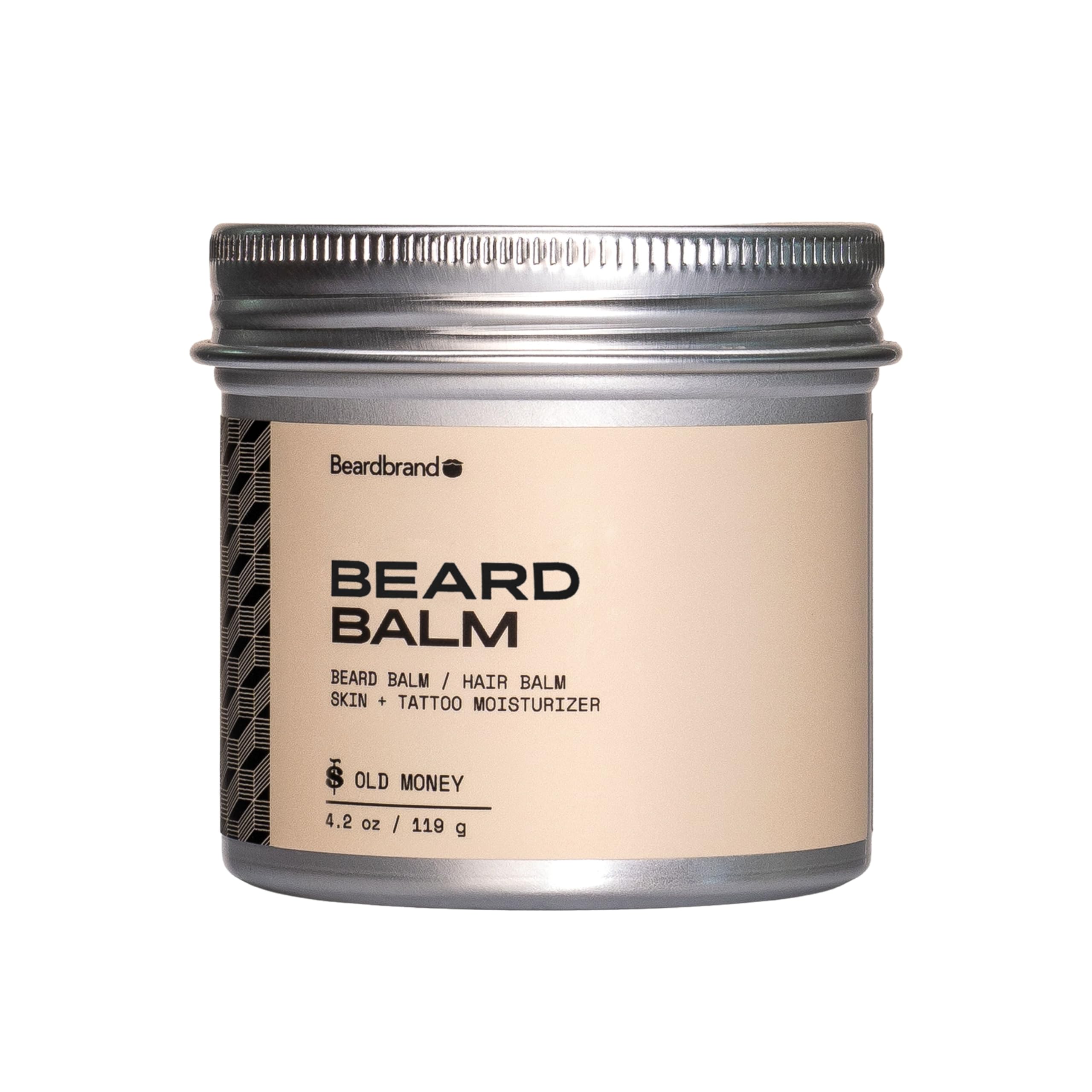 Beard Balm for Men - Travel Pack - Supports Thicker Beard, Old Money Scent, Natural Ingredients Butter Reduces Dryness & Enhances Look - 4.2 oz