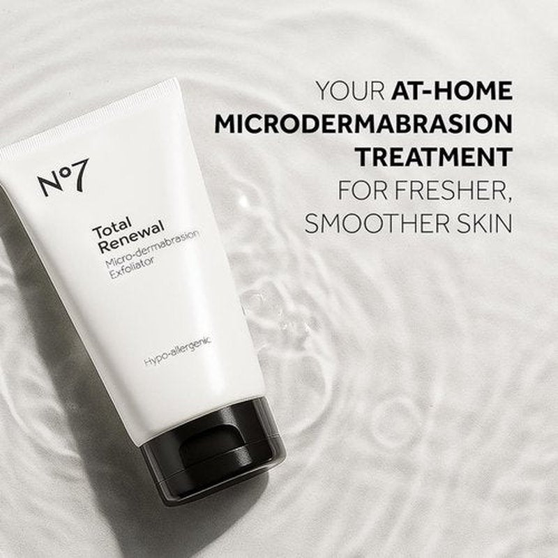 No7 Microdermabrasion Face Scrub - Exfoliating Dark Spot Corrector for Sensitive Skin | 2.5 Oz