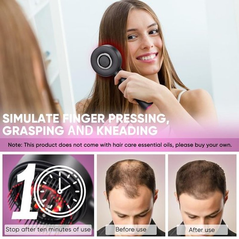 Skiennix 3-in-1 Scalp Massager - Electric Hair Growth Oil Applicator & Waterproof Brush