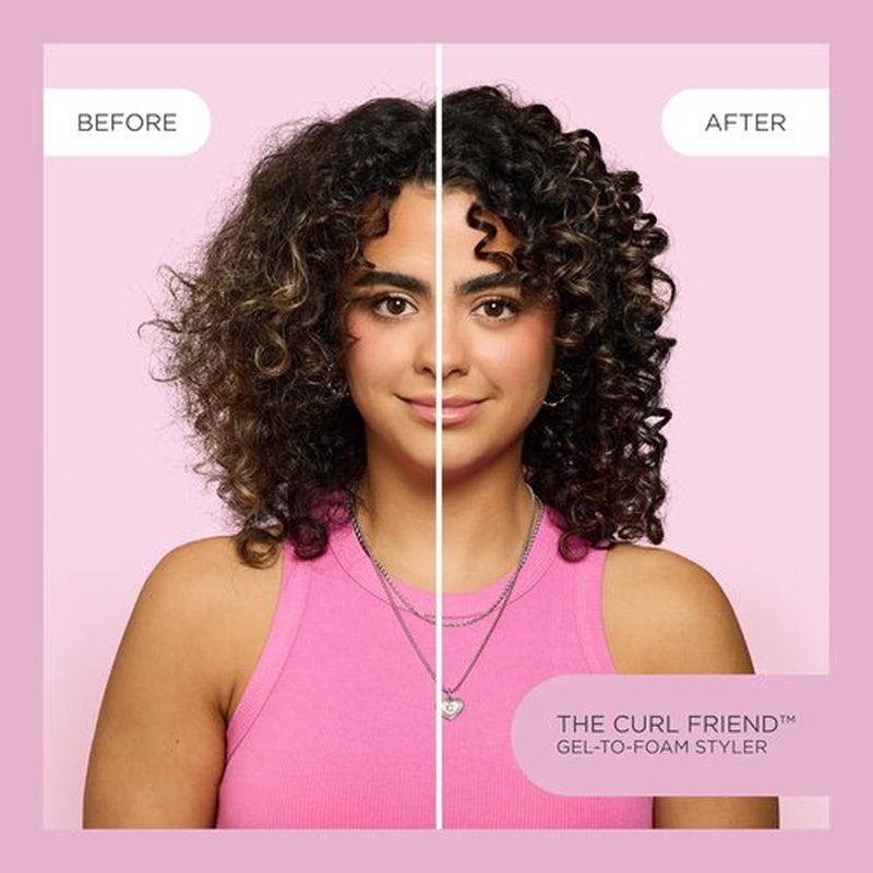 **Cake Beauty Gel-to-Foam Curl Styler - The Curl Friend | High Hold, Frizz Protection - 6.8 fl oz.**