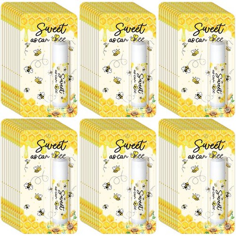 Sacubee 30 Pack Sweet as Can Bee Bulk Baby Shower Games Prizes Party Gifts Lip Balms Favors for Winners Adults Guests Gender Reveal Favors Decorations Baby Shower Souvenirs Gift Bags Stuffers