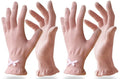 Evridwear Cotton Moisturizing Gloves Overnight Touchscreen for Dry Hands SPA Eczema Hand Care, Day and Night Moisturizing Sleeping Gloves (2 Pair S/M, Feather Weight Pink Color)