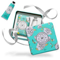 La Chatelaine Gardenia Soap & Shea Butter Hand Cream Gift Set - Natural & Organic | Decorative Tin (7 oz. Soap, 1 oz. Lotion)