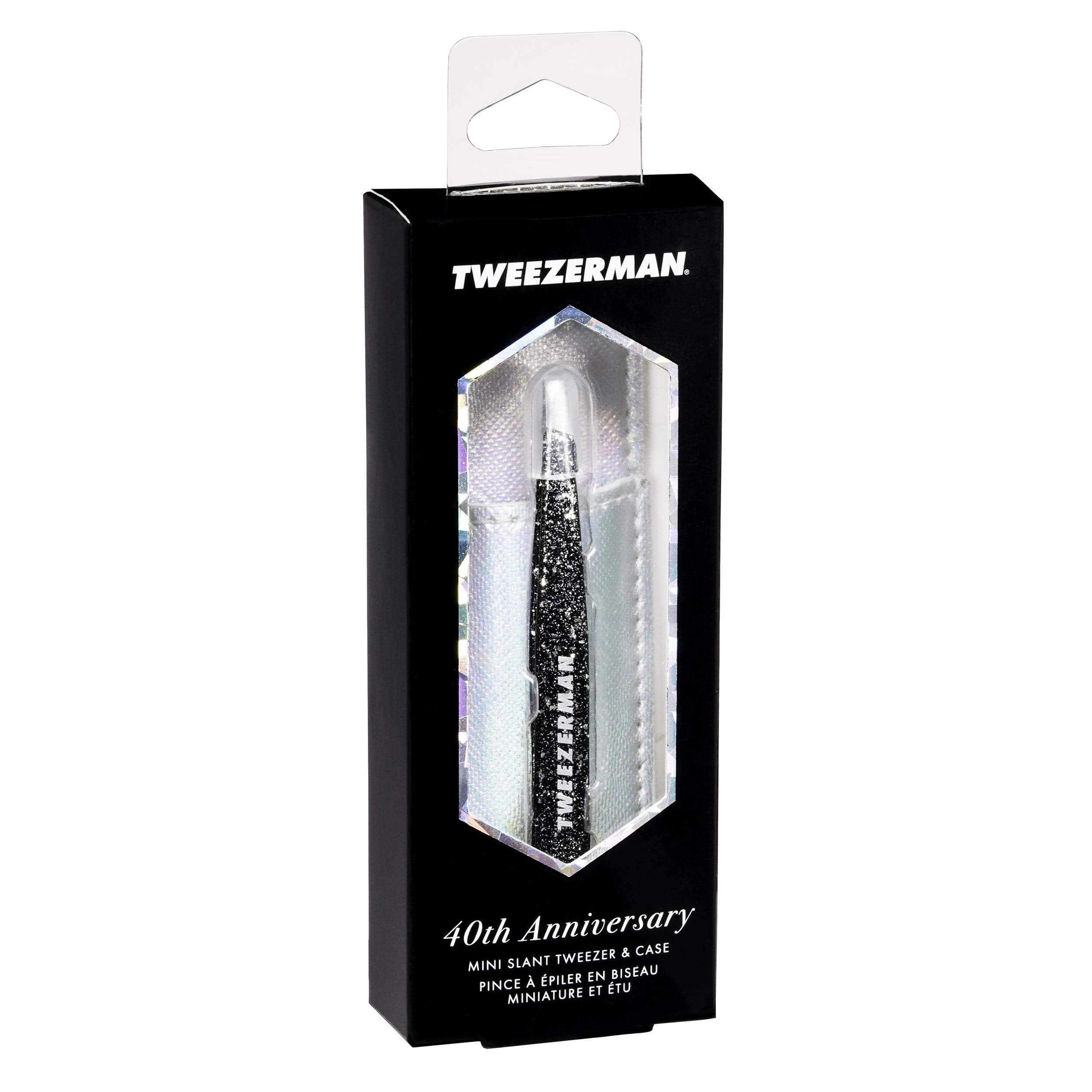 Tweezerman 40th Anniversary Mini Slant With Case