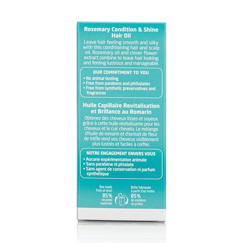 Weleda Rosemary Conditioning Hair Oil - Nourishing Formula for Healthy Hair | 1.7 Fl Oz