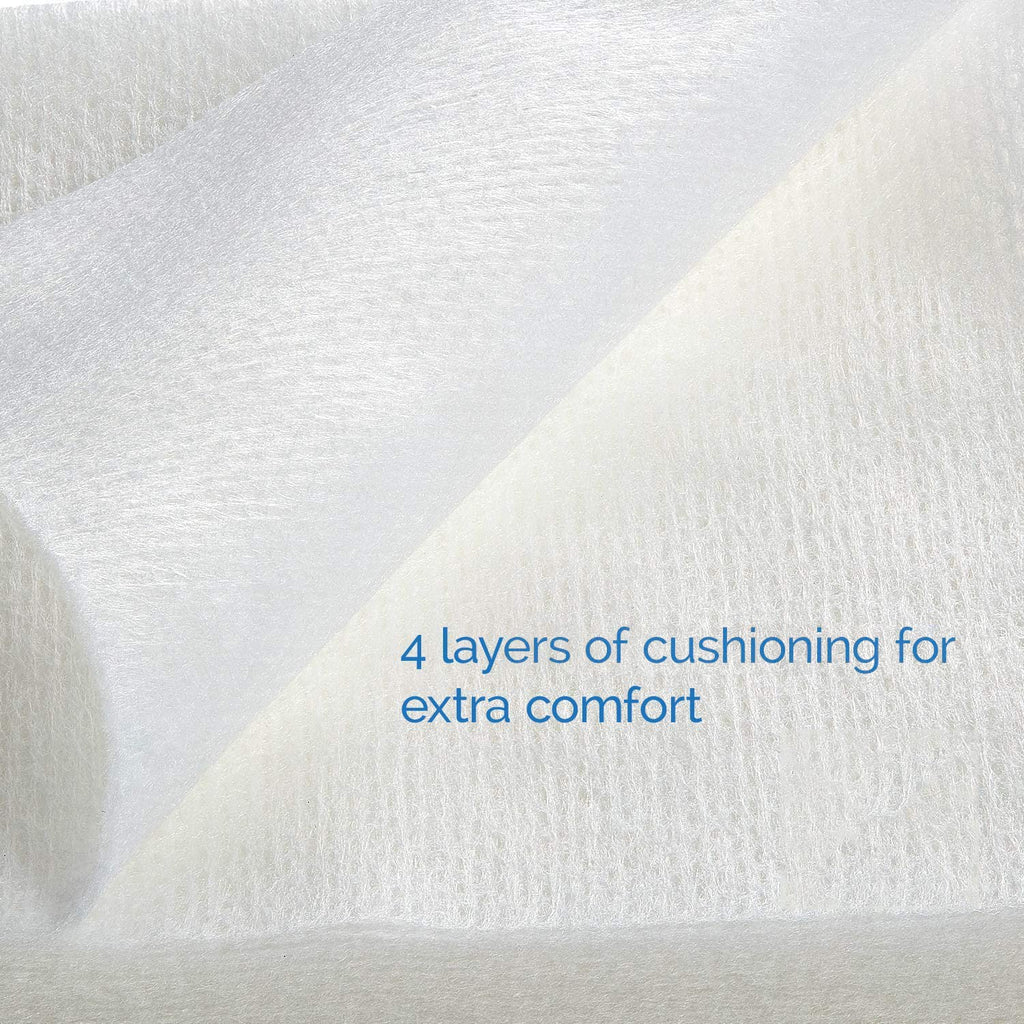 JMU 800 Gauze Pads 4x4, Non Woven Sponges 4-Ply Non-Sterile Guaze All Purpose Gauze Sponges(200Pcs/Bag,Total 4 Bags)
