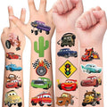 Racing Car Temporary Tattoos For Kids - Race Car Party Favors Birthday Decorations Supplies Gift Idea For Kids Teens Craft School Prizes - 58 Patterns