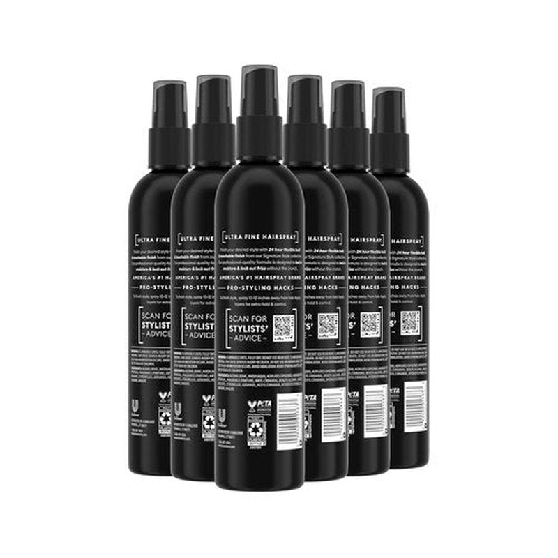 TRESemmé Non-Aero Hairspray - Pack of 6 | Ultra Fine Formula for 24-Hour Frizz Control - 10 Fl Oz